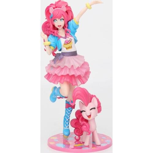 8-20cm My Little Pony PVC Action Figures Toys Pinkie Pie Bishoujo Statue Collectible Model Dolls Toys