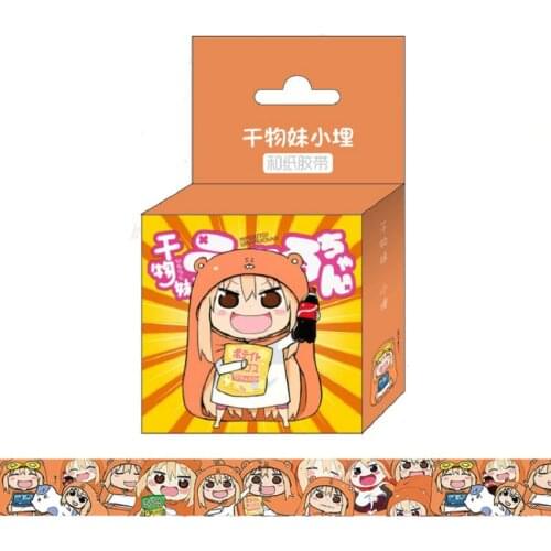 1.5cm*5m Anime Doma Umaru Washi Tape Adhesive Tape DIY Scrapbooking Sticker Label Masking Tape