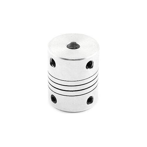 Motor Shaft 5mm to 5mm Aluminum Alloy Joint Helical Beam Coupling 20x25mm