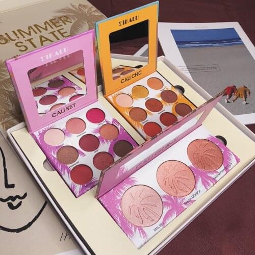 Makeup Set 21Color Eyeshadow Highlighter Pallete Waterproof Shimmer Matte Glitter Eyeshadow Palette Makeup Palette Cosmetic
