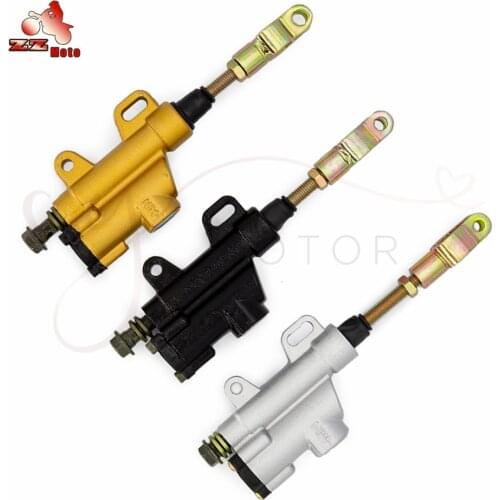 New Motorcycle Rear Hydraulic Brake Master Cylinder Pump For 50cc 70cc 110cc 125cc 150cc 250cc Thumpstar ATV Pit Pro Dirt Bike