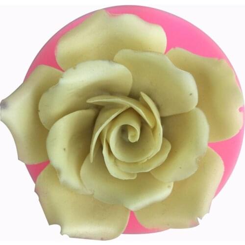 Rose Flower Shapes Silicone Cake Molds Chocolates Fondant Cake Decorating Tools 3D Valentine Gift Aroma Candle Resin Clay Moulds