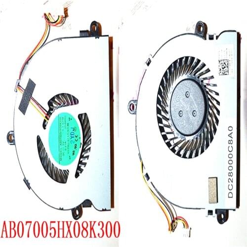 5pcs Free shipping fan for dell Inspiron 15RV N5537 N3521 N5521 3521 5521 5721 5535 3537 cpu AB07005HX08K300 or DFS470805C0T