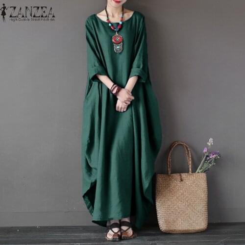 ZANZEA Long Dresses For Women
