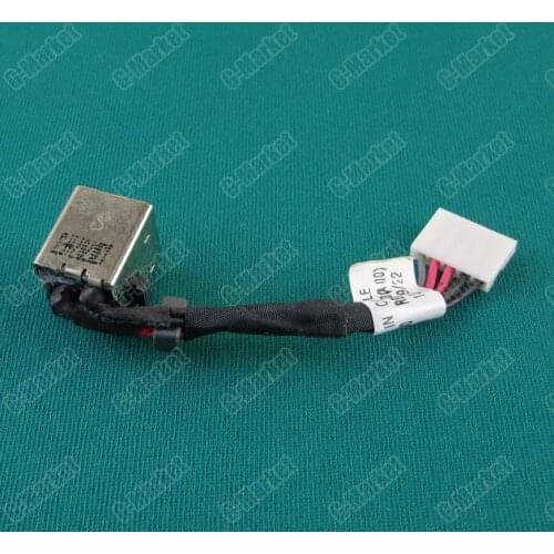 1-20pcs/lot New Laptop DC Power Jack with cable for DELL Latitude CN-06KVRF DC30100NV00 DC Jack with cable