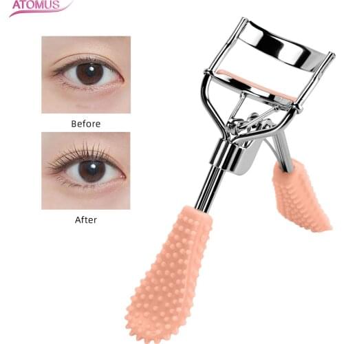 1pc Fashion Curl Eyelash Curler Stainless Steel Eye Lash Cosmetic Beauty Makeup Tool Fake Eyelash Curler Curling Tweezers