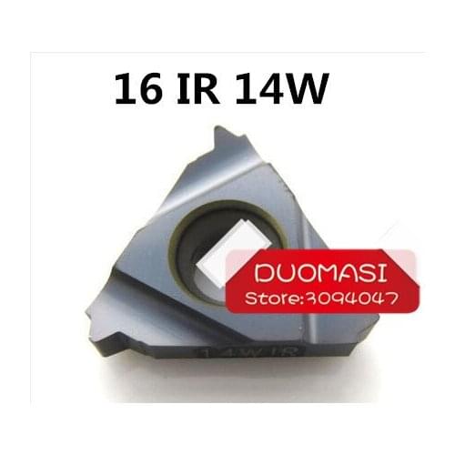 16IR 14 W Carbide Threading Inserts Internal Threading Insert Indexable Lathe Inserts for Threaded Lathe Holder