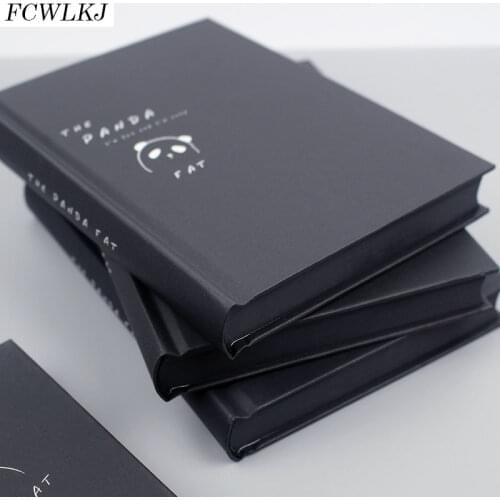 2021 Black Paper 128 Sheets 130*185mm All Black Inner Pages Graffiti Hand Book Creative DIY Hand-Painted Diary Black Notebook