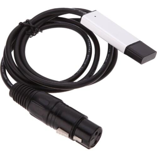 10pcs/lot USB to DMX Interface Adapter LED DMX512 Studio Computer PC Stage Lighting Controller Dimmer