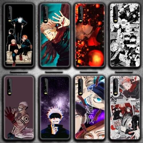 Jujutsu Kaisen Anime Phone Case for Huawei P20 P30 P40 lite E Pro Mate 30 20 Pro P Smart 2020 P10