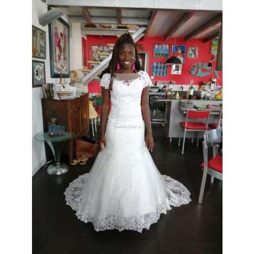 Mermaid Silhouette Wedding Dresses AWH Dress China