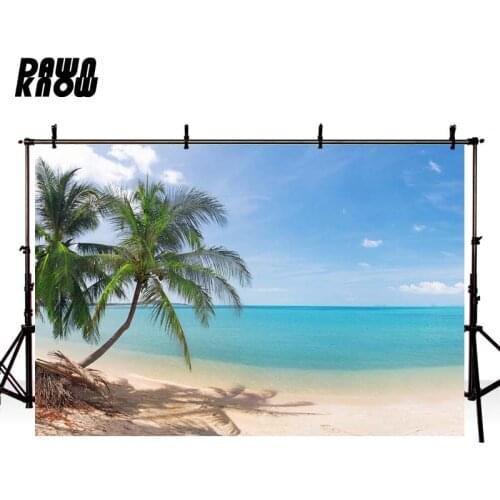 DAWNKNOW Seaside Photography Background Photocall Shoot Backdrop Sand Seascape Children Wedding Photo Studio Props GY465