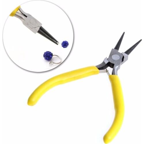 DIY Mini Round Nose Jewelry Pliers Practical Jewelry Handmade Carbon Steel Tool