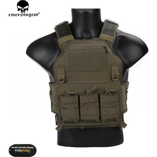 EMERSONGEAR Tactical Vest 420 Plate Carrier Molle Body Armor Swat Vest Harness Airsoft Military CS Protective Gear