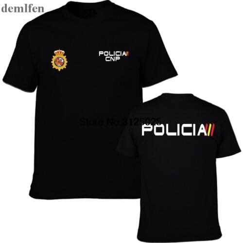 Espana Policia Spain National Police Espana Policia Cnp Uip Upr Anti Riot Swat Geo Goes Special Forces Men T-shirt Cool Tees Top