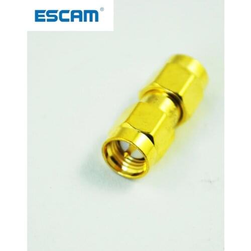 ESCAM SMA Male to SMA Male Plug in series RF Coaxial Adapter Connector