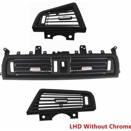 1Pcs RHD Front Center Air Outlet Vent Dash Panel Grille Cover for BMW 5 Series F10 F18 523 525 Interior Mouldings Panel Grille