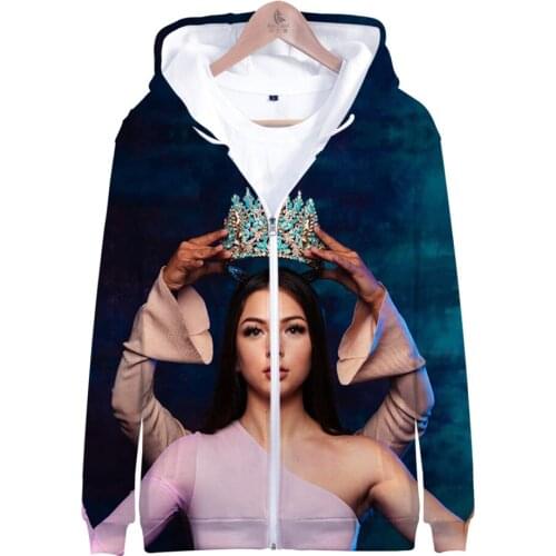 Hot Sale Eva Queen Zipper Hoodie Sweatshirt Kpop 3D Jackets Hoodies Fashion Unisex Harajuku Sweatshirt Pullover Oversized