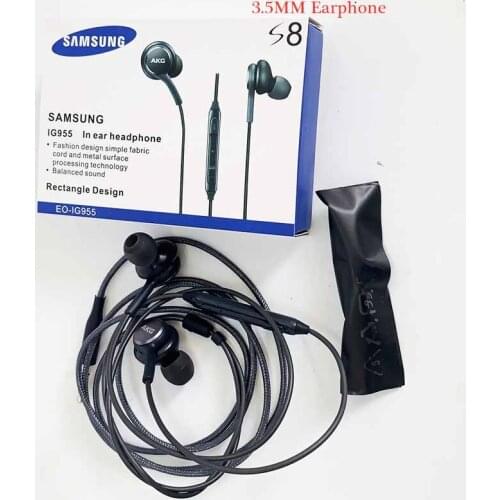 Samsung S8 S9 Plus Earphones 3.5mm In-ear Earbuds Wired with Microphone For Galaxy A31 A51 A71 A91 5G A10S A20S A30s J9 Y9 C9 C7