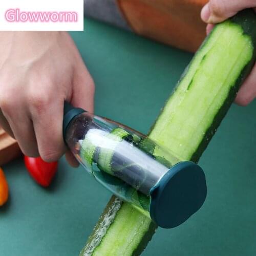 Glowworm Storable Fruit Vegetable Peeler With Non-slip Handle Manual Vegetable Slicer Carrot Potato Peeler Kitchen Accessories