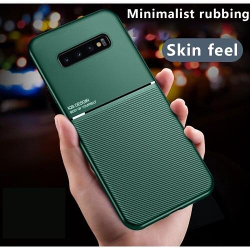 Luxury Magnetic Silicone Phone Case For Samsung Galaxy S20 S10 E S9 S8 Note 20 10 9 8 Plus A 50 Ultra-thin Leather Cover Coque