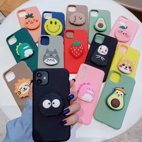 3D Cartoon Soft Silicone Phone Case for Samsung Galaxy A50 A30 A40 A20 A10 A70 A30S A40S A50S A20S A10S A20E Holder Cover Coque