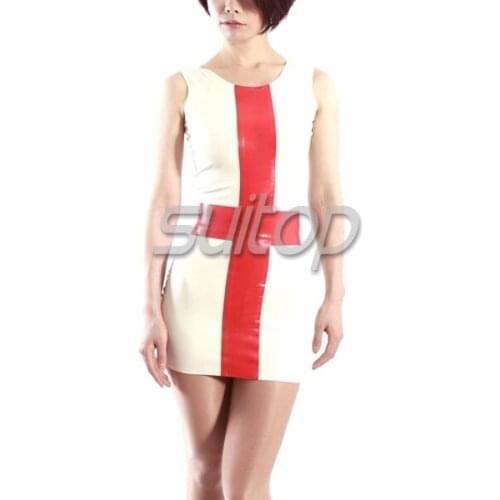 Suitop nature rubber latex nurse skirt