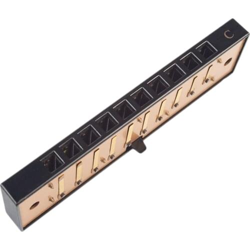 Reed Harmonica, 10 Hole Harmonica, Beginner C Key, Classic Style