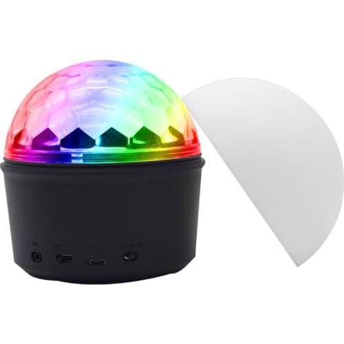 Outdoor Mini Audio Disco Light Remote Control Sensor Crystal Colorful Lamp USB Charging Party Club Bar Decoration Lighting