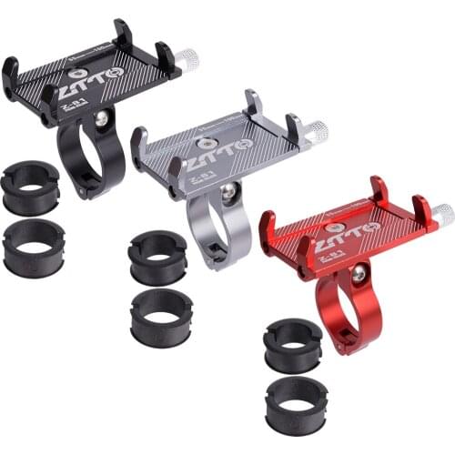 Bicycle Scooter Aluminum Alloy Mobile Phone Holder MTB Mountain Bike Handlebar Clip Stand Universal Mobile Phone Stand Holder