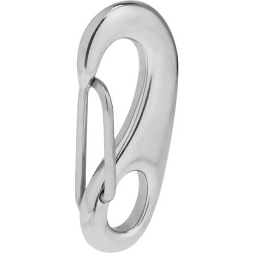 Stainless Steel Egg Shape Snap Clip, Carabiner Lobster Clip Snap Hook To Connect
