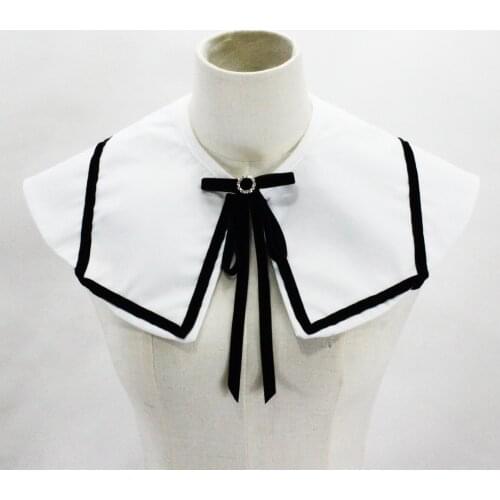 Women Removable Fake Collar Detachable Collar Shawl Half Shirt Sweater Female False Collar Shawl Wrap Decorative Faux Col