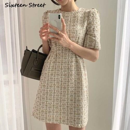 Dress for Women New Female Spring Retro Simple Dress Korean Fashion Clothing Y2k Aesthetic Vestido De Mujer 2021 Ladies Vintage