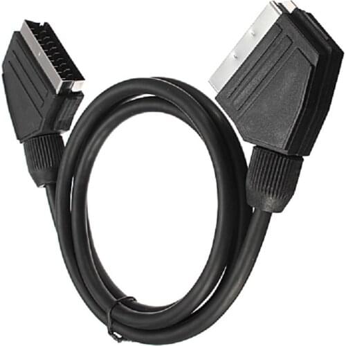 3M EU Version Male to Male Nickle Plated Scart Cable 21-pin TV DVD VCR Audio Video Lead Cables