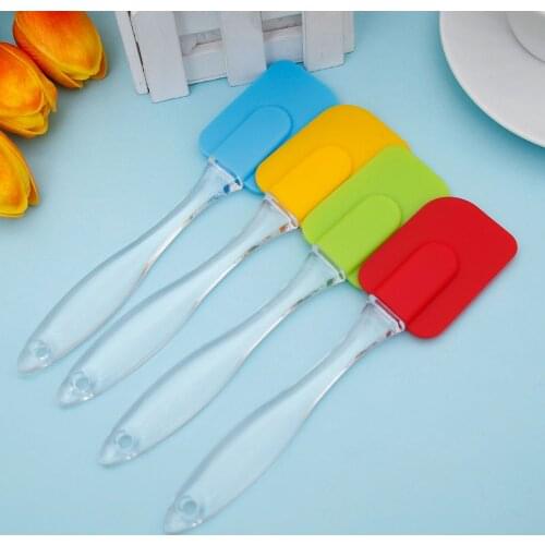 1pcs Silicone Scraper Cake Baking Tool Food Non-stick Oil Culinary Silicone Spatula Rubber Spade Baking Accessories