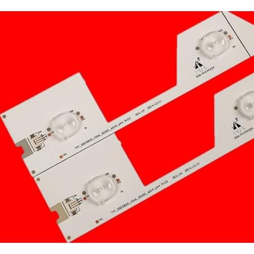 10 pieces / lot FOR 55 inch TCL LCD TV Backlight Bar TMT-55E5800-10X6-3030C-6S1P-W44 YHF-4C-LB5506-YH1 100% NEW 57.3 CM 6V