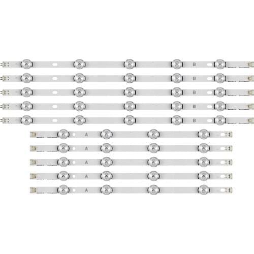 10 PCS/set LED backlgith strip for LG Innotek DRT 3.0 49 A/B 49LB5500 49LB563U-ZT LC490DUE-MGA6 6916L-1788A 6916L-1789A