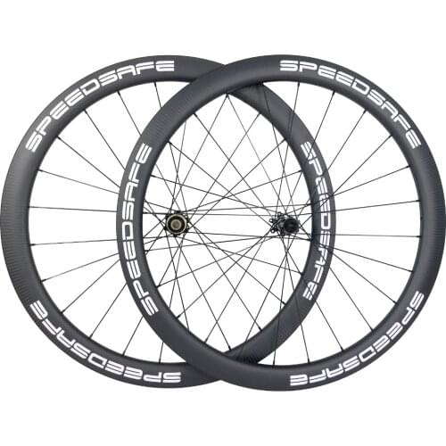 1490g 700c 45mm tubeless U shape road disc carbon wheels straight pull clincher wheelset UD 3K 12K 9mm QR 12mm 15mm 135mm 142mm