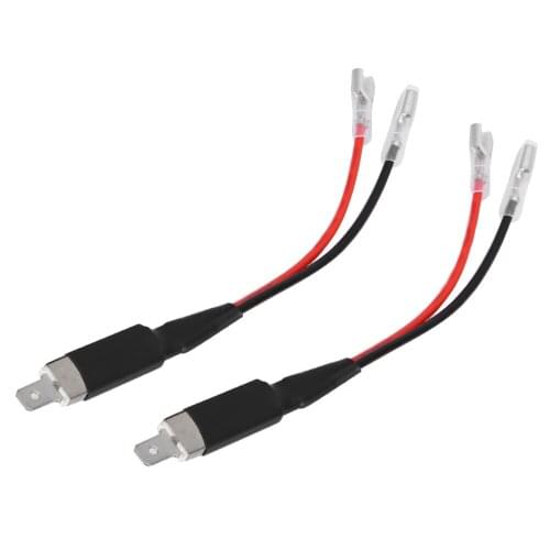 2X LED H1 Replacement Single Converter Wiring Connector Cable Conversion Lines Adapter Holder for HID Headlight Bulb Accessories