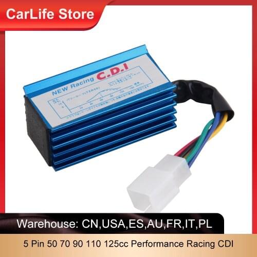 Automobile 1pcs 5 Pin 50 70 90 110 125cc Performance Racing CDI For Pit Bike for Honda XR50 CRF50 Newest Drop Shipping Wholesale
