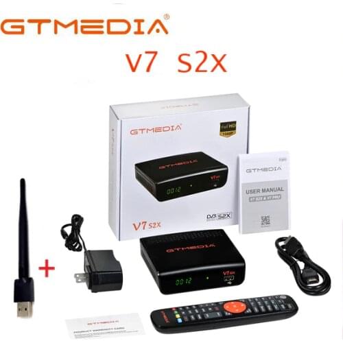 GTmedia V7 S2X DVB-S S2S2X VCM ACM multi-stream T2MI Upgrade from Freesat V7S HD GTMEDIA V7S HD Satellite Receiver