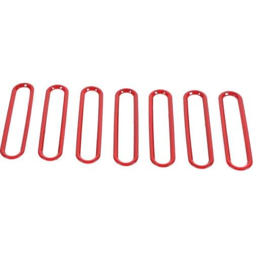 Engine Hood Air Inlet Vent Ring Cover Trim for Jeep Wrangler JK 2007-2017 Accessories Front Grill Mesh Inserts