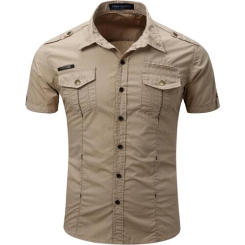 Mens Shirt Business Slim Fit Short Sleeve Casual Shirts Solid Quick-Dry Breathable Male Clothing EUR Size 3XL