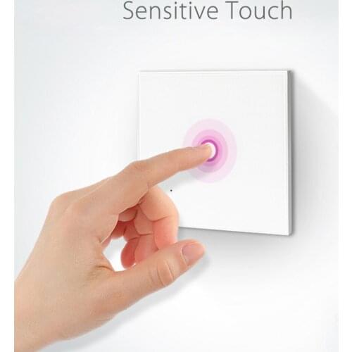 NEO Coolcam Smart Wifi Wall Light Switch One Gang WiFi Remote Smart Home Wall Touch Switch EU Standard