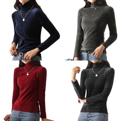 2020 Autumn Winter Women Pullovers Sweater Woman Clorhing Casual Jumper Fleece Slim Turtleneck Warm Soft Female Sweaters