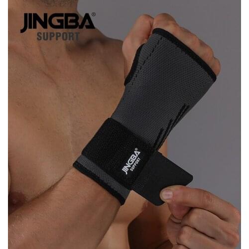 JINGBA SUPPORT 1 PCS Handguard Wrist joint Protector Nylon Bandage Weightlifting Wrist Straps Support Protective Dropshipping