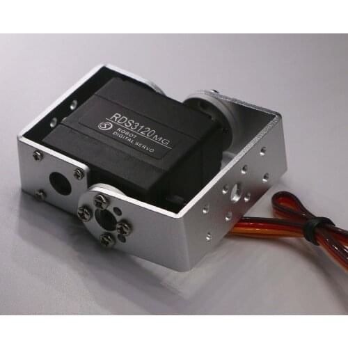 1X Robot servo 20kg RDS3120 metal gear digital servo arduino servo with Long and Short Straight U Mouting