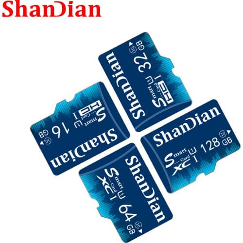 SHANDIAN Smart SD card 32GBTF USB Flash Memory Card For Phone and Camera Smartsd SD Card 32GB Class 6 USB Memory Stick Free Ship