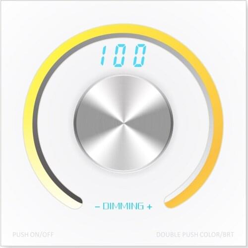 12V 24V CCT LED Wall Panel Controller with Rotary Knob