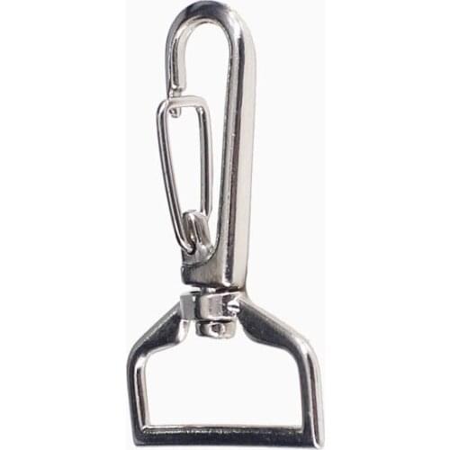 100piece 5*3cm Silver Plated Metal Trigger Snap Swivel Hardware Hook Clasp Sewing Supplies for Bag Key Ring K479